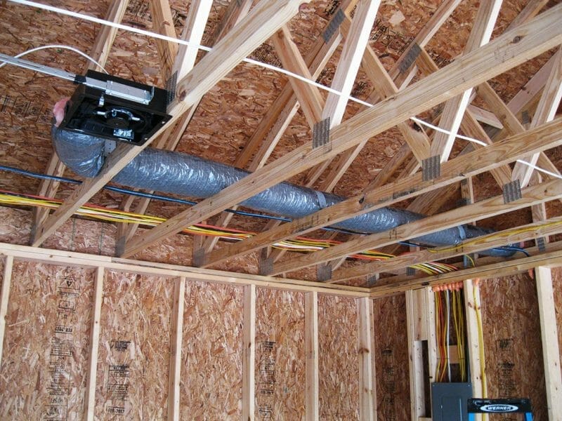 Tub izolat pentru ventilația garajului