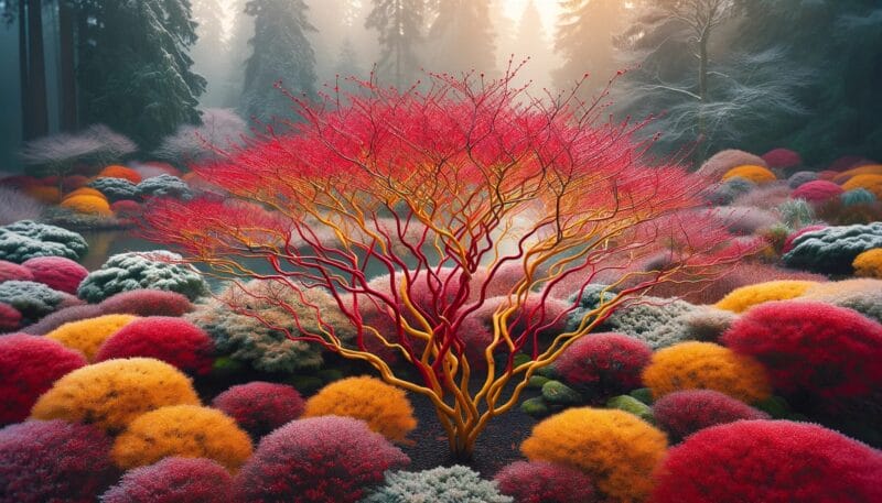 plante in gradina iarna, plante colorate