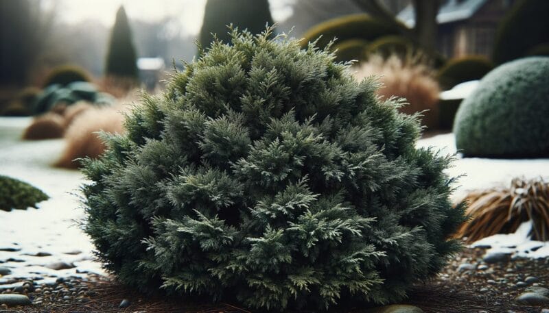 gradina de iarna, plante verzi